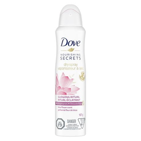 Dove Lotus Flower Scent Antiperspirant Dry Spray, 107 g Antiperspirant
