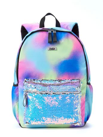 JUSTICE™ GIRLS OMBRE BACKPACK WITH SEQUENED POCKET | Walmart Canada