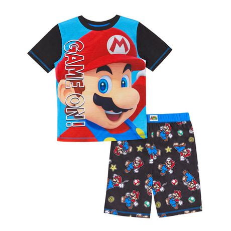 Super Mario Boys' 2-piece Pajama Set 