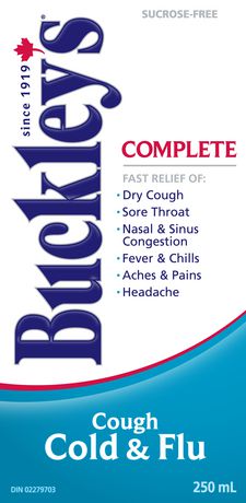 Buckley Complete Mucus Relief 250mL size