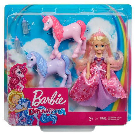 Mattel-Barbie dreamtopia Chelsea poupée et licornes TOYS/JOUETS toluidine NEUF 