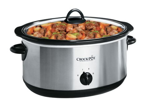 Crock Pot  7 Qt Slow  Cooker  Stainless Steel Walmart Canada