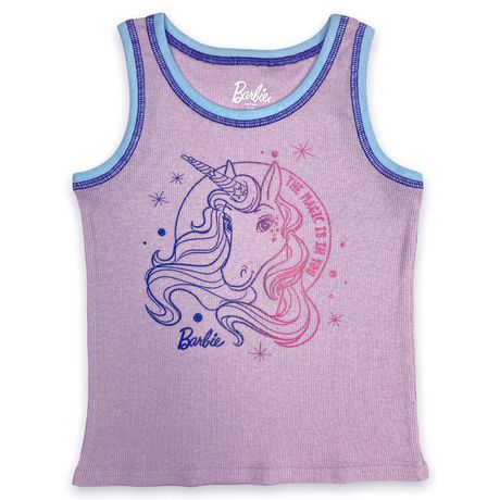 Barbie Girls tank top. This girls ribbed tank top with with large ...