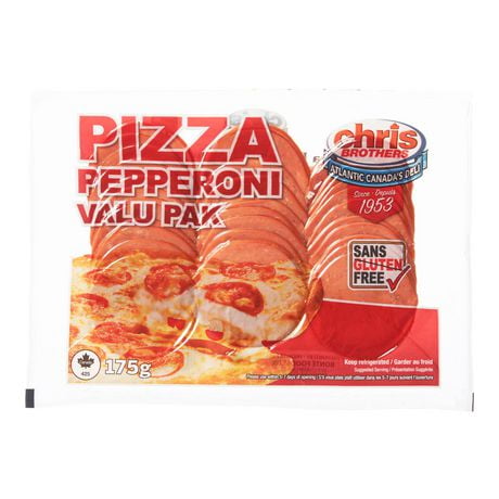 Pepperoni Chris Brothers en format économique 175 g, tranché
