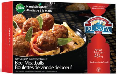 safa al halal meatballs beef cooked fully ca walmart frozen