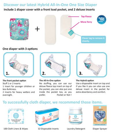 2 in 1 cloth diapers