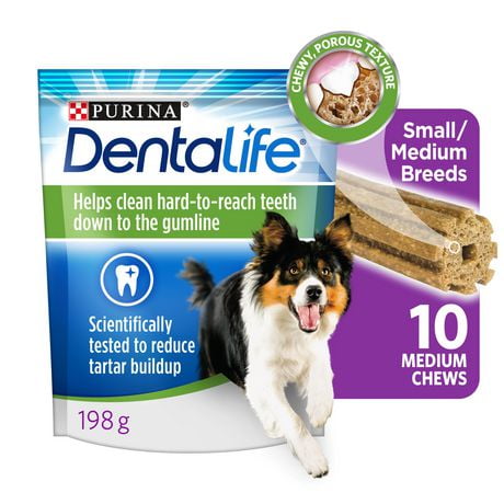 DentaLife Daily Oral Care Small & Medium Breed Dental Dog Treats ...