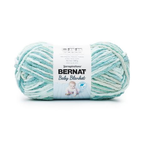 Bernat® Baby Blanket™ Yarn, Polyester #6 Super Bulky, 10.5oz/300g, 220 Yards