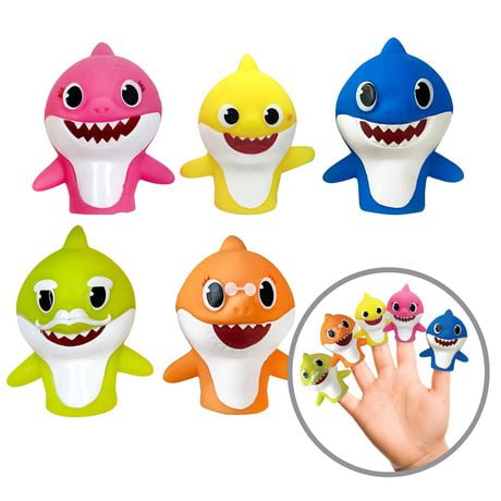Pinkfong Baby Shark Marionnettes à doigt de bain