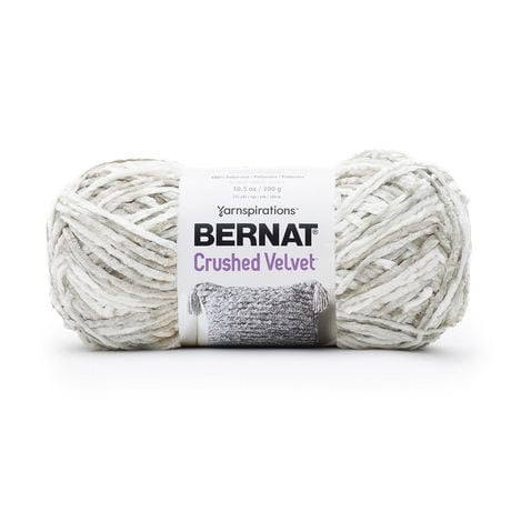 Bernat® Crushed Velvet™ Yarn, Polyester #5 Bulky, 10.5oz/300g, 315 Yards