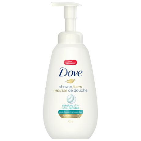 dove wash sensitive skin body shower foaming foam gel ml