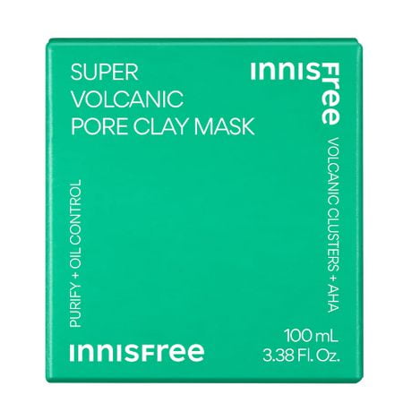 Super Volcanic Pore Clay Mask, A creamy exfoliating clay mask