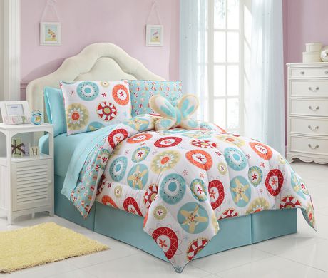 Butterfly Reversible Comforter Set | Walmart Canada