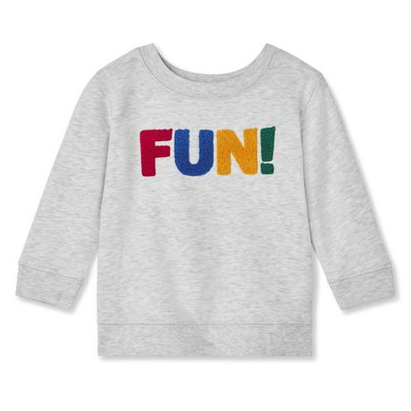 baby boy crew neck sweatshirt