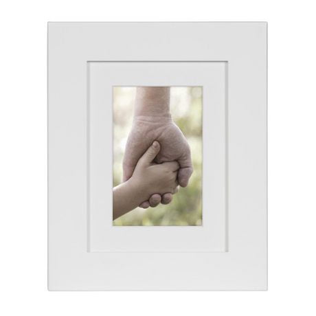 hometrends MuseumWhite Picture Frame, 6"x8"/4"x6"