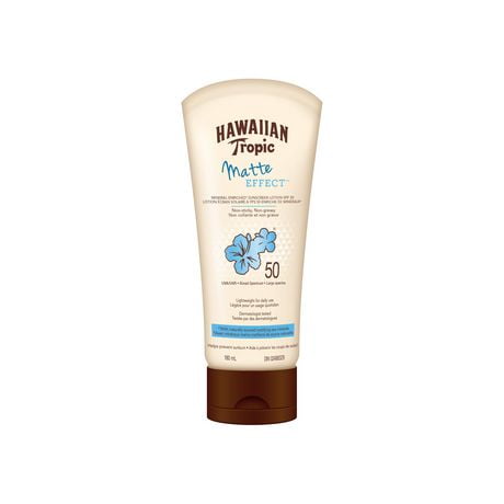 hawaiian tropic matte effect sunscreen lotion spf 50