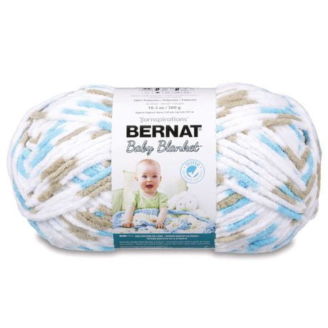 Bernat® Fil Baby Cover™, Polyester #6 Super Volumineux, 10,5oz/300g, 220 Yards