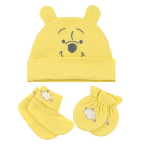 Disney Baby Pooh Cap, Mitten & Booties | Walmart.ca