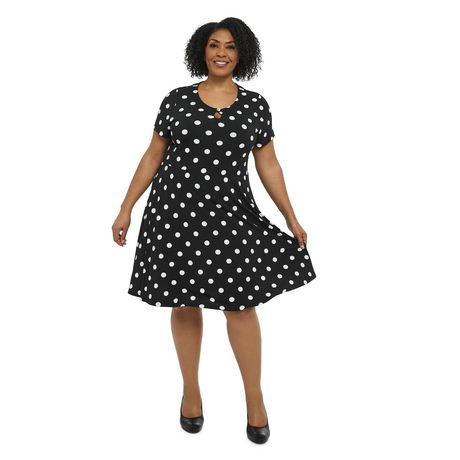 Penmans Plus Women's Printed Fit-and-Flare Dress | Walmart Canada