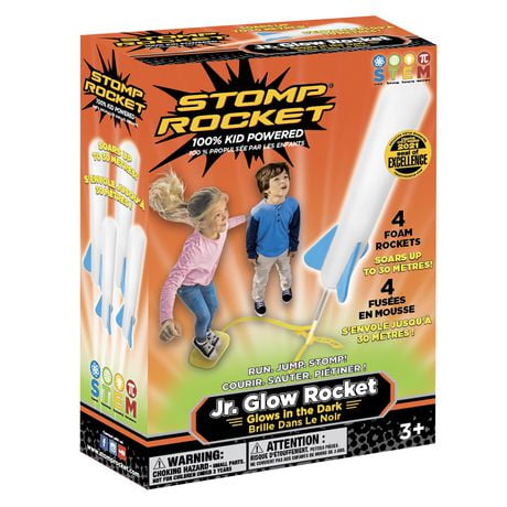 Stomp Rocket Jr. Glow, 4 fusées