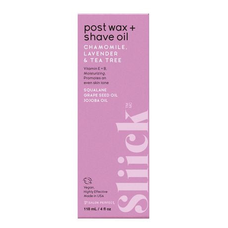 Sliick - Post Wax Oil - Lait de camomille & Lavande Arbre à thé - Vitamine E+B - 118 ml Sliick - Huile après cire
