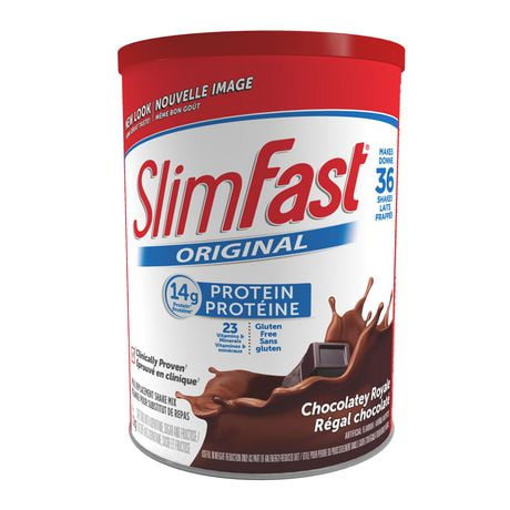 Mélange pour substitut de repas au régal chocolaté Coupe la faim de SlimFast 1,2 kg