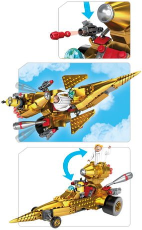 mega construx despicable me 3 dru's transforming car