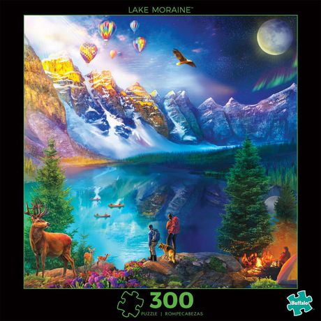 Buffalo Games - Modern Photography - Lake Moraine Journey - 300 Piece Jigsaw Puzzle