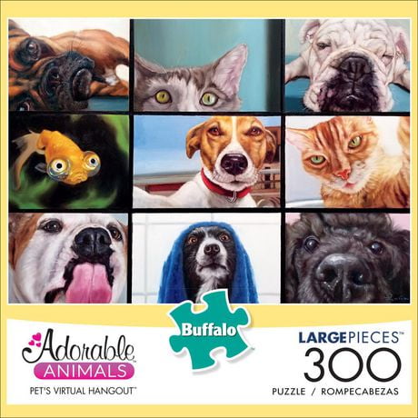 Buffalo Games - Adorable Animals - Pet's Virtual Hangout - 300 Piece ...