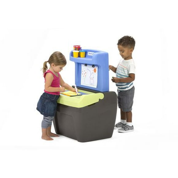 Simplay3 Toy Box Easel  Double-sided Easel and Toy Box