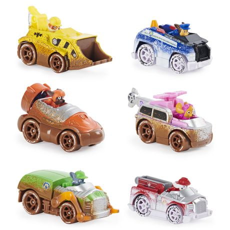 paw patrol small metal cars