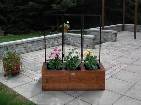 Grapevine Recycled Wood Planter With Trellis | Walmart Canada