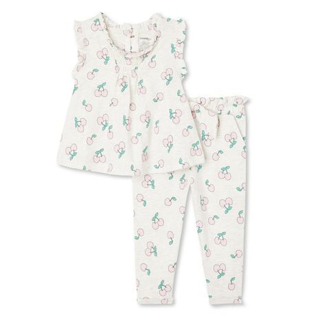 George Baby Girls' Tee and Pant 2-Piece Set | Walmart Canada