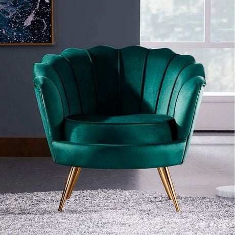 Heavenly Collection Glam Accent Chair