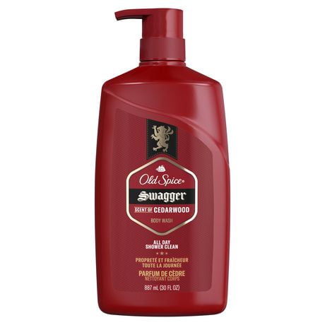 Nettoyant pour le corps pour hommes Old Spice Red Zone, parfum Swagger 887 mL