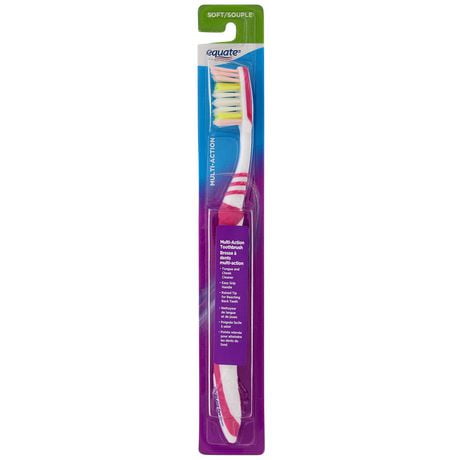 Equate Multi-Action Toothbrush (Soft), 1 count