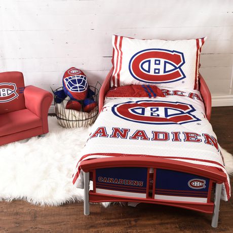 Nhl Toddler Bedding Set Montreal, Nhl Twin Bed Sheets
