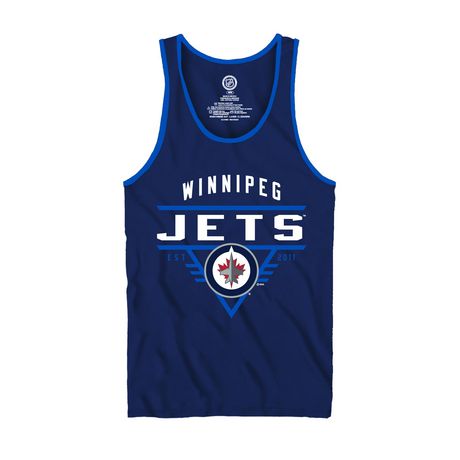 : Mens NHL Winnipeg Jets Team Logo Tank Top : Clothing