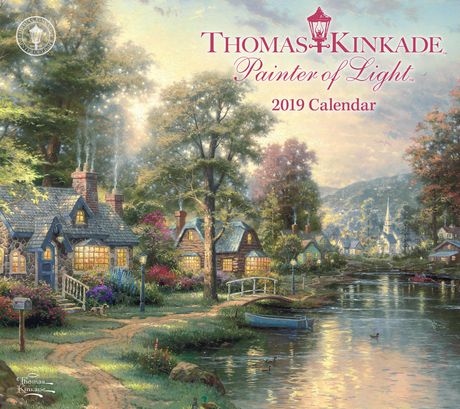 2019 Thomas Kinkade Painter of Light Deluxe Calendar Walmart Canada
