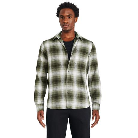 George Men S Flannel Shirt Walmart Ca   6000206913370 