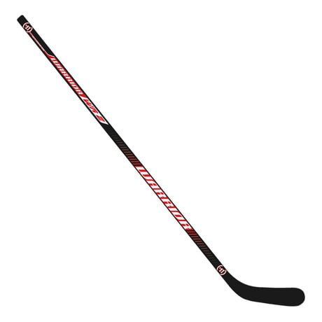 Warrior Bâton de Hockey - 57" - Bois - Courbe à Gauche Junior - Flex Régulier
