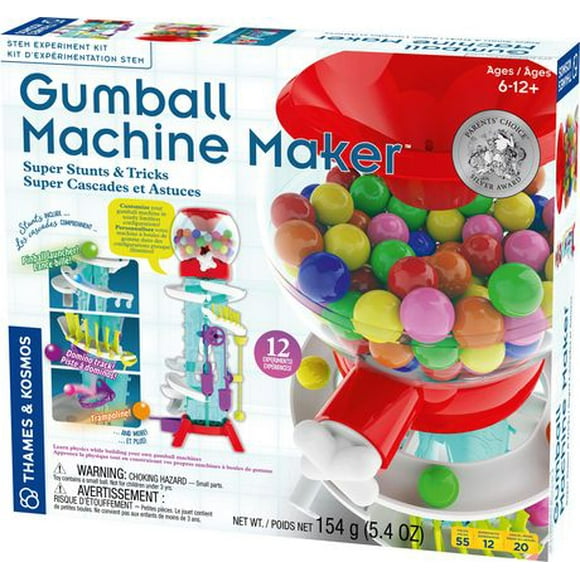 Thames & Kosmos Gumball Engineer Maker STEM Experiment Kit, Build your own gumball machine!
