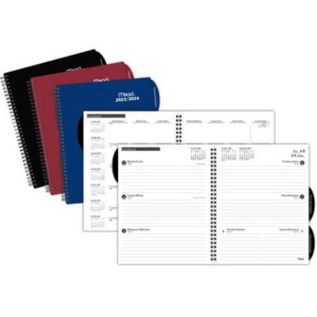 Mead Large 2024 Weekly/Monthly Poly Planner Asst | Walmart Canada