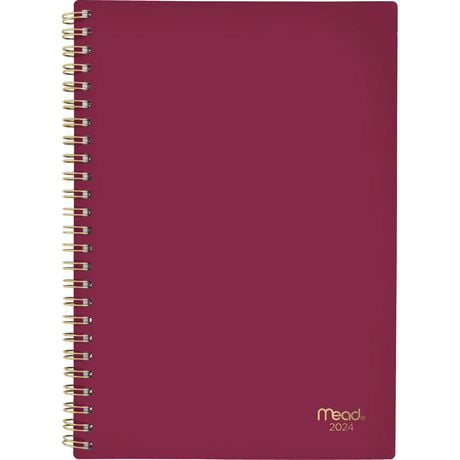 Mead Small Anemone 2024 Weekly/Monthly Planner | Walmart Canada