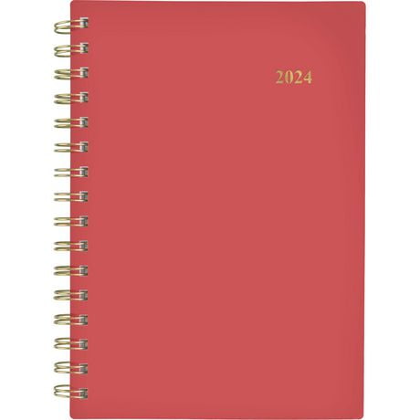 Cambridge Small Coral 2024 Weekly Monthly Planner Walmart Canada   6000205914488 