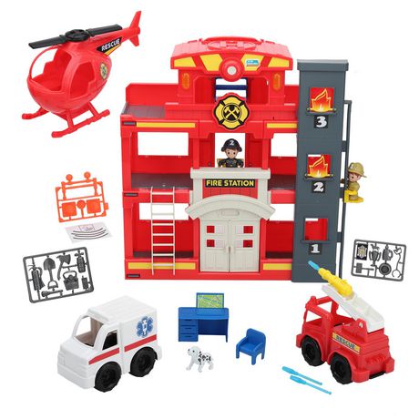 children's fire station playset