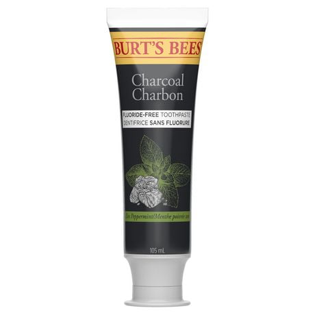 Burt's Bees Toothpaste, Fluoride Free, Charcoal, Zen ...