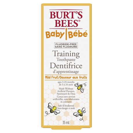 burt's bees training toothpaste