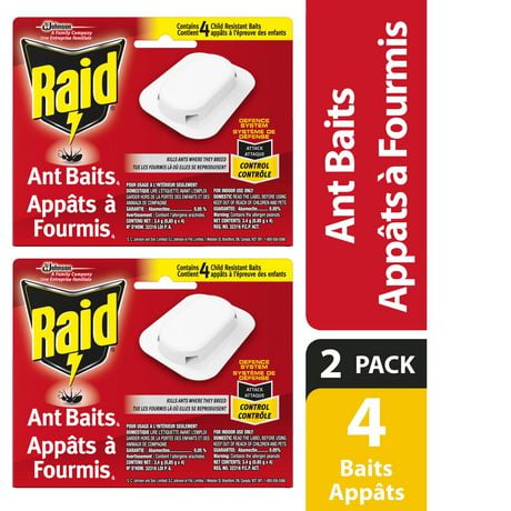 Raid Ant Killer Baits and Trap, Kills the Queen and Colony, For