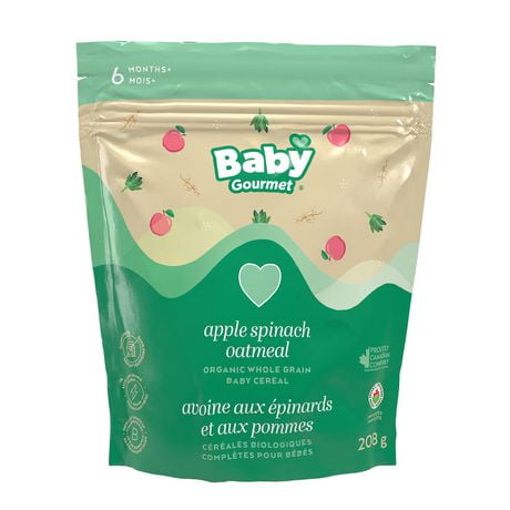 Baby Gourmet Apple Spinach Organic Wholegrain Cereal | Walmart Canada